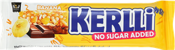 Изображение товара Батончик злаковый KERLLI с бананом, глазированный без сахара, 45г
