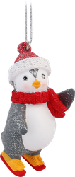 Изображение товара Украшение елочное HOMECLUB Пингвин/Ребенок на коньках, 8,2см, в ассортименте