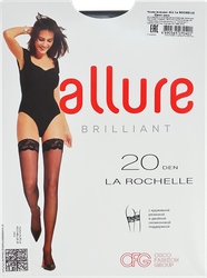 Изображение товара Чулки женские ALLURE Brilliant La Rochelle 20 den nero 3
