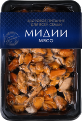 Изображение товара Мидии варено-мороженые ШИФУДО мясо 200/300, 300г