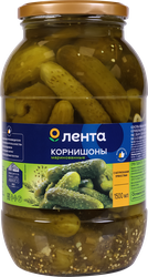 Корнишоны маринованные ЛЕНТА, 1.5л