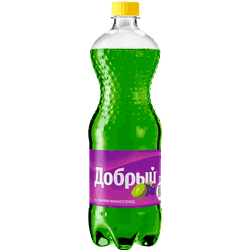 Изображение товара Напиток ДОБРЫЙ Киви, виноград сильногазированный, 1л