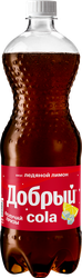 Изображение товара Напиток ДОБРЫЙ Кола Ледяной лимон ароматизированный сильногазированный, 1л