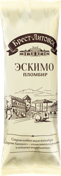 Изображение товара Мороженое БРЕСТ-ЛИТОВСК Пломбир с ароматом ванили в глазури 7%, без змж, эскимо, 70г