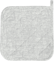Изображение товара Прихватка HOMECLUB Диагональ 18x18см, серая