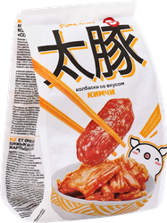 Колбаски сырокопченые ДЫМОВ со вкусом Кимчи, 50г