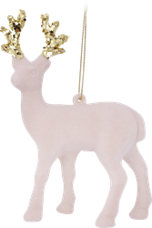 Изображение товара Украшение новогоднее HOMECLUB DEER Олень с золотыми рогами, 15см
