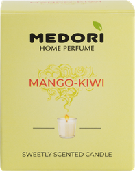 Свеча ароматическая MEDORI Mango Kiwi, соевый воск, 70мл, Арт. MC-114