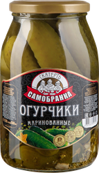 Огурчики маринованные СКАТЕРТЬ-САМОБРАНКА хрустящие, 1,5кг