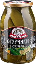 Огурчики маринованные СКАТЕРТЬ-САМОБРАНКА хрустящие, 1,5кг