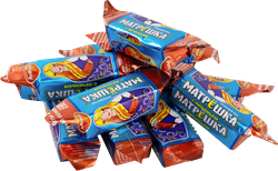 Изображение товара Конфеты СОРМОВО Матрешка с печеньем, неглазированные, весовые