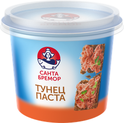 Изображение товара Паста САНТА БРЕМОР с тунцом и лососем, 140г