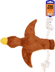 Игрушка PAW WOW тягалка Утка меховая