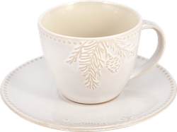Изображение товара Кофейная пара HOMECLUB Conifer, керамика, 220мл, Арт. 256134