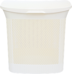 Изображение товара Корзина для белья KEEPLEX Ajur, с откидной крышкой, 35л, 43х34х45см, Арт. KL4100