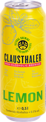Изображение товара Пиво безалкогольное CLAUSTHALER Lemon свет. фильтр. паст. алк. не более 0,5% ж/б