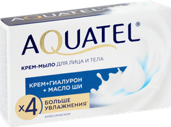 Крем-мыло твердое AQUATEL Классическое, 90г
