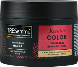 Маска для волос ТРЕСЕММЕ Keratin color интенсивная для окрашенных волос, 300мл