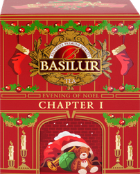 Изображение товара Чай черный BASILUR цейлонский байховой с лепестками календулы и ароматом венский вальс, листовой, 75г