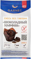 Смесь для выпечки GARNEC Шоколадный маффин, безглютеновая, 200г