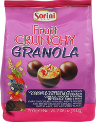 Изображение товара Конфеты HDI пралине с клюквой и гранолой, 200г