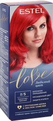 Краска для волос ESTEL Love 8/5 Гранатово-красный, 115г