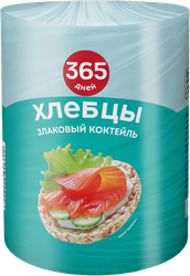 Хлебцы 365 ДНЕЙ Злаковый коктейль, 80г