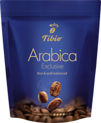 Изображение товара Кофе растворимый TIBIO Арабика Эксклюзив натуральный сублимированный, 40г