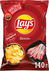Изображение товара Чипсы картофельные LAY'S Бекон, 140г