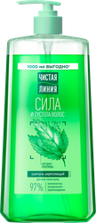 Изображение товара Шампунь ЧИСТАЯ ЛИНИЯ Крапива, Укрепление на отваре целебных трав, 1000мл
