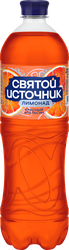 Изображение товара Напиток СВЯТОЙ ИСТОЧНИК Лимонад со вкусом Красный апельсин газированный, 0.5л