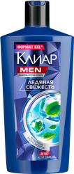 Изображение товара Шампунь мужской КЛИАР MEN Ледяная свежесть с ментолом, против перхоти, 650мл
