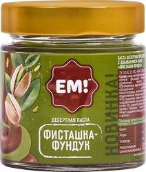 Изображение товара Паста десертная ЕМ фисташка-фундук, 150г