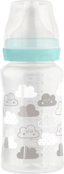 Изображение товара Бутылочка для кормления LUBBY с молочной соской на широкое горло, с 3 месяцев, Арт. 34360