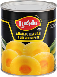 Изображение товара Ананас LORADO шайба в легком сиропе, 850мл