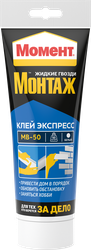 Изображение товара Клей экспресс МОМЕНТ Монтаж Жидкие гвозди МВ-50 акриловый, 250г