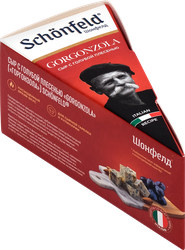 Сыр SCHONFELD Горгонзола с голубой плесенью 50% без змж
