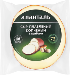 Изображение товара Сыр плавленый копченый АЛАНТАЛЬ N73 с грибами 40%, без змж, 240г