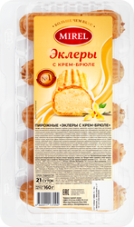 Изображение товара Пирожные MIREL Эклеры с крем-брюле, 160г
