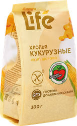 Хлопья кукурузные безглютеновые ЛЕНТА LIFE, 300г