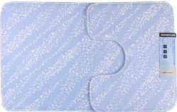 Изображение товара Набор ковриков для ванной HOMECLUB Warm Season 50x80см, 40х50см с эффектом памяти, Арт. WF19-005