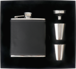 Изображение товара Набор подарочный туристический ACTIWELL Фляжка 180мл, рюмки 2шт и воронка, Арт. GV25-28816-0018