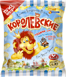 Палочки кукурузные МАТЯШ Сладкие, с подарком для мальчика, 70г