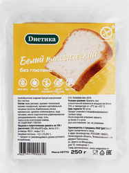 Изображение товара Хлеб белый безглютеновый ДИЕТИКА Классический, 250г