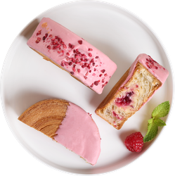 Коин с заварным кремом и малиновым конфитюром, 110г