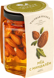 Мед ЧАСТНАЯ ПАСЕКА с миндалем, 225г