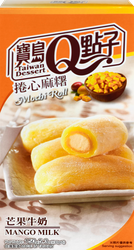 Изображение товара Кондитерское изделие QIDEA Моти-ролл со вкусом молочный манго, 150г