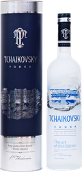 Изображение товара Водка ЧАЙКОВСКИЙ 40%, в тубусе, 0.7л
