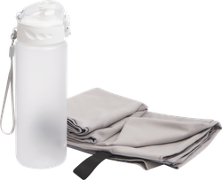 Изображение товара Набор подарочный ACTIWELL Бутылка для воды 780мл и фитнес-полотенце 150х75см, Арт. MUSET033106