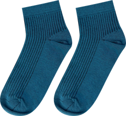 Изображение товара Носки женские INWIN р. 23–25, цвет морская волна с полосками лапша, Арт. 119-15ЛС